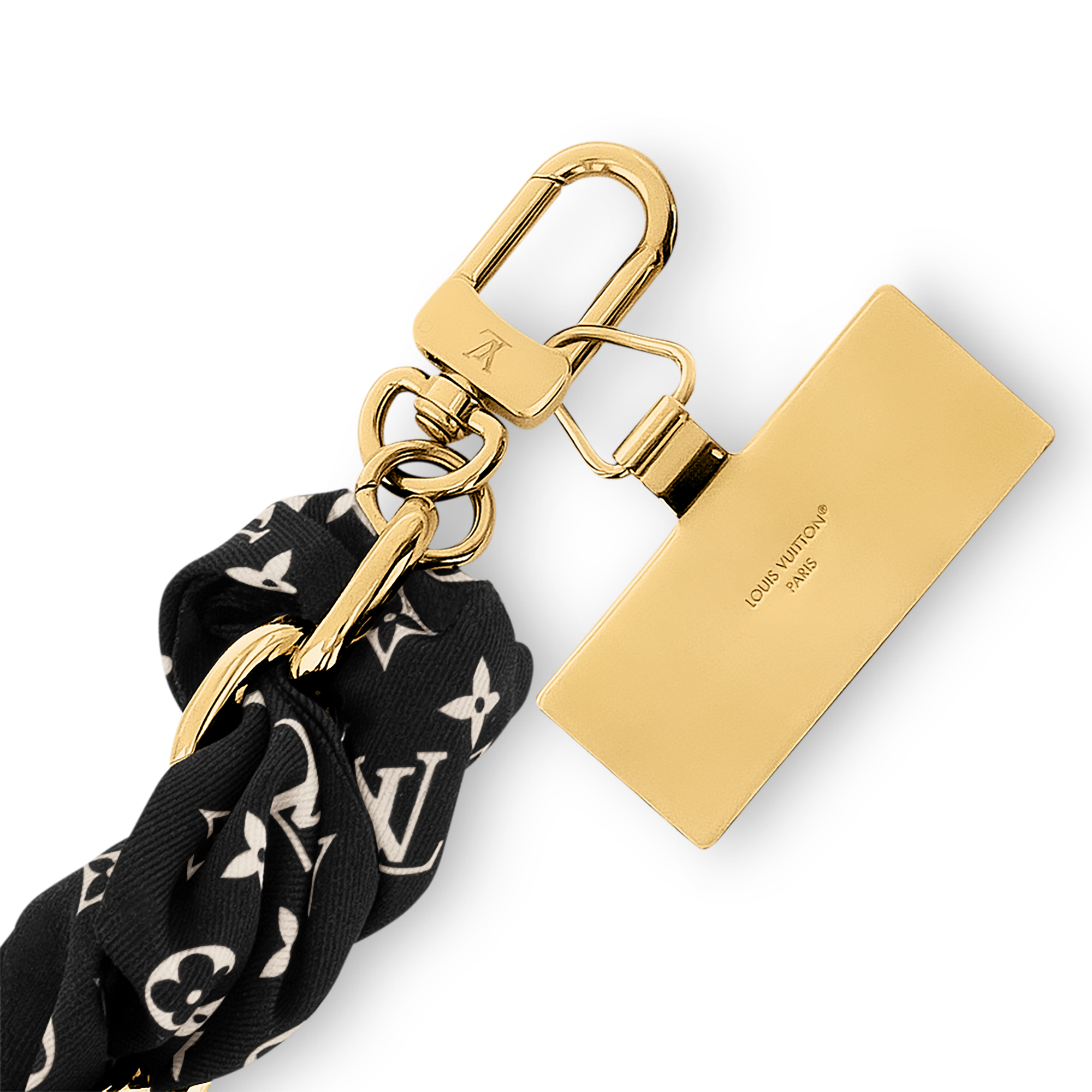 Monogram Silhouette Bag Charm And Phone Strap . - Accessories